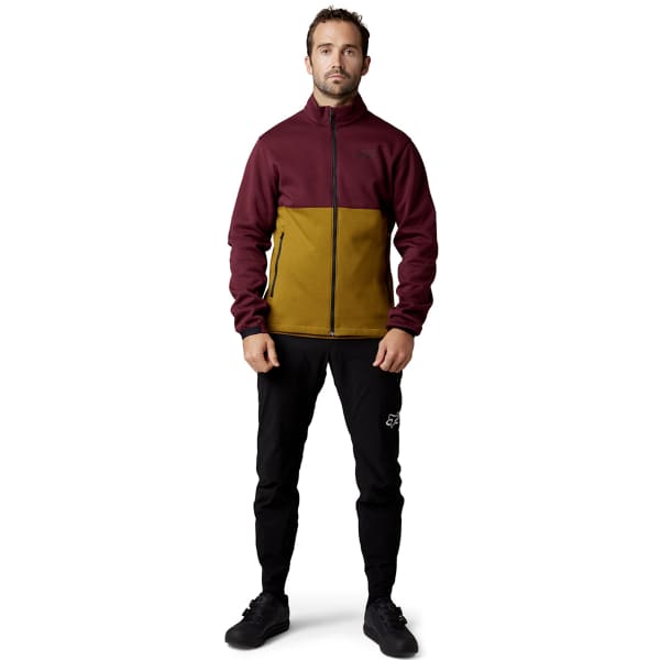 Veste VTT FOX RANGER FIRE FLEECE CREW DARK MAROON