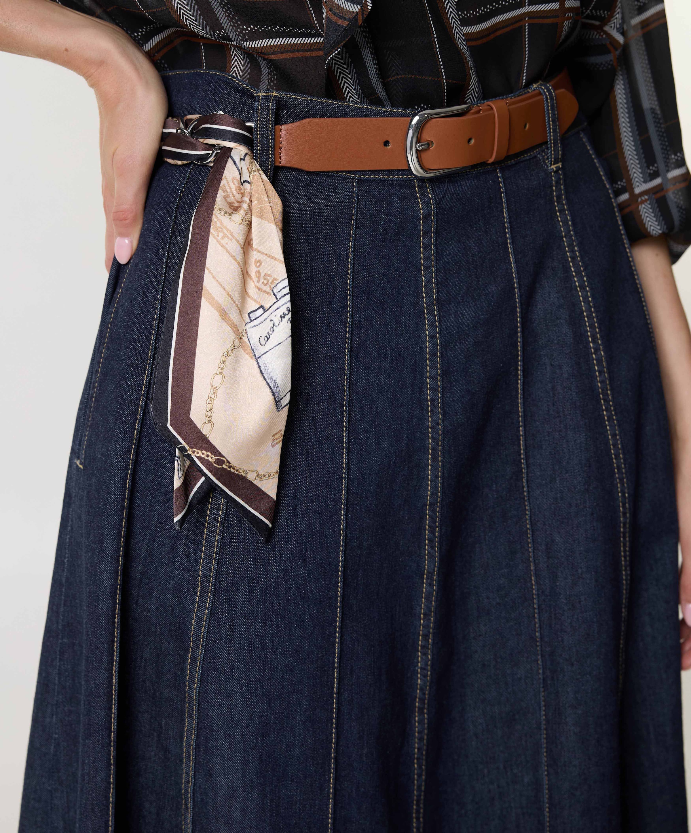 Caroline Biss Dames rok blauw