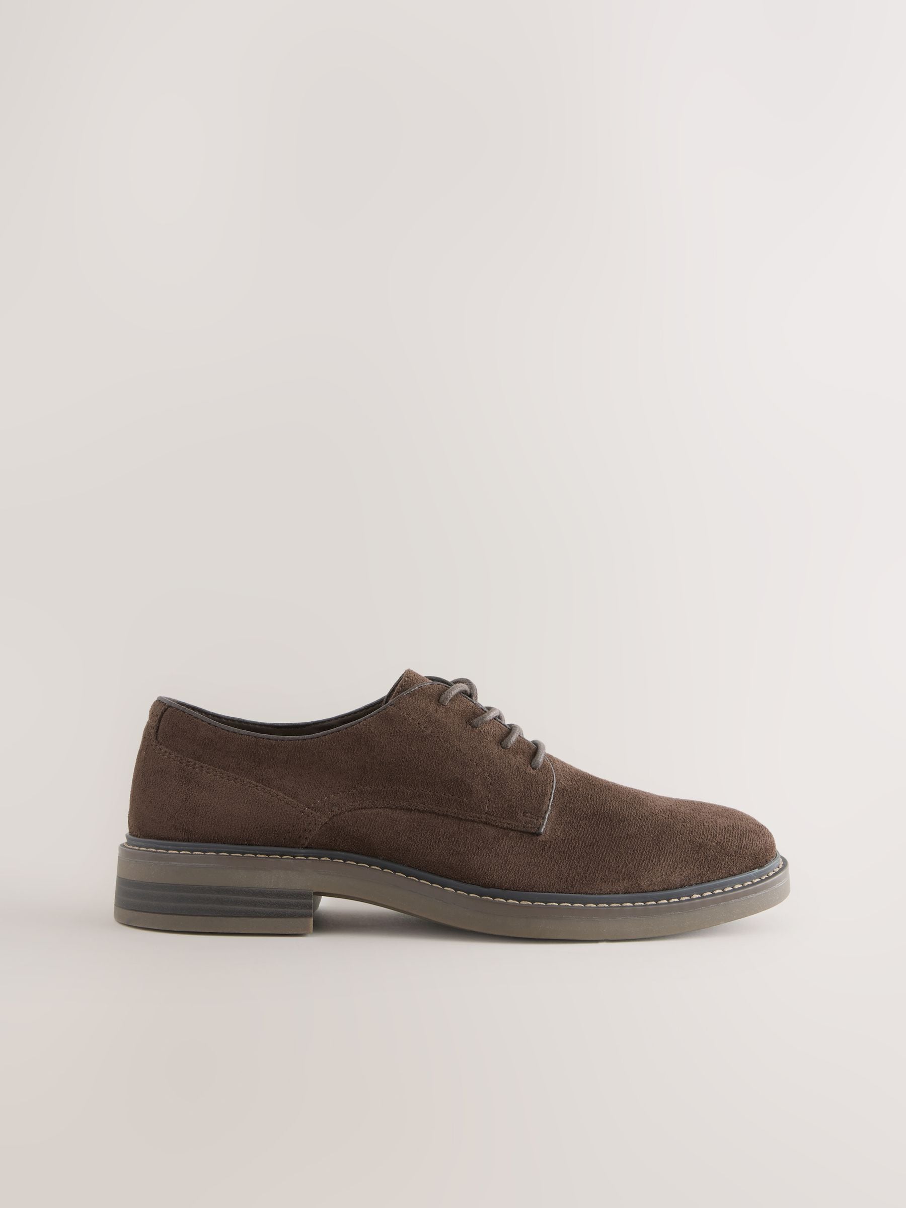 Bruin - Suedette Derby schoenen