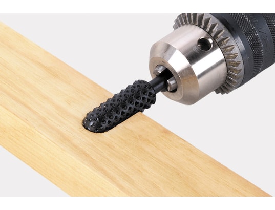 WOLFCRAFT - Coffret embouts de fraisage 1 râpe de profilage cylindrique bombée diam.12 mm 2531000