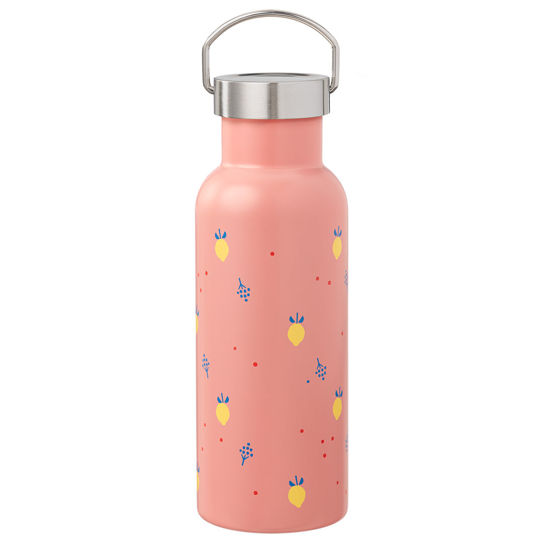 fresk rvs thermosfles met extra dop - summer fruit - 500 ml