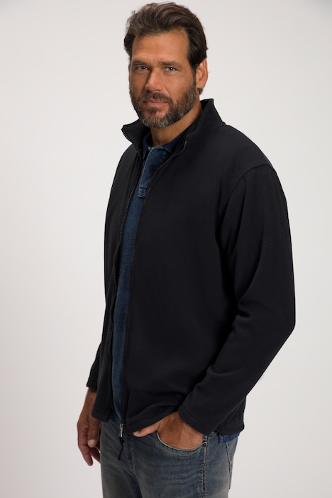 JP 1880 Fleecejacke, Outdoor, Stehkragen, Zipp-Pockets, bis 8 XL
