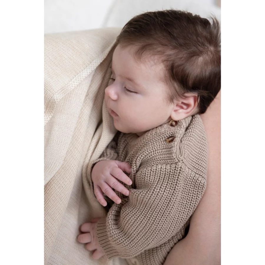 Feetje Strick Sweater The Magic is in You Taupe