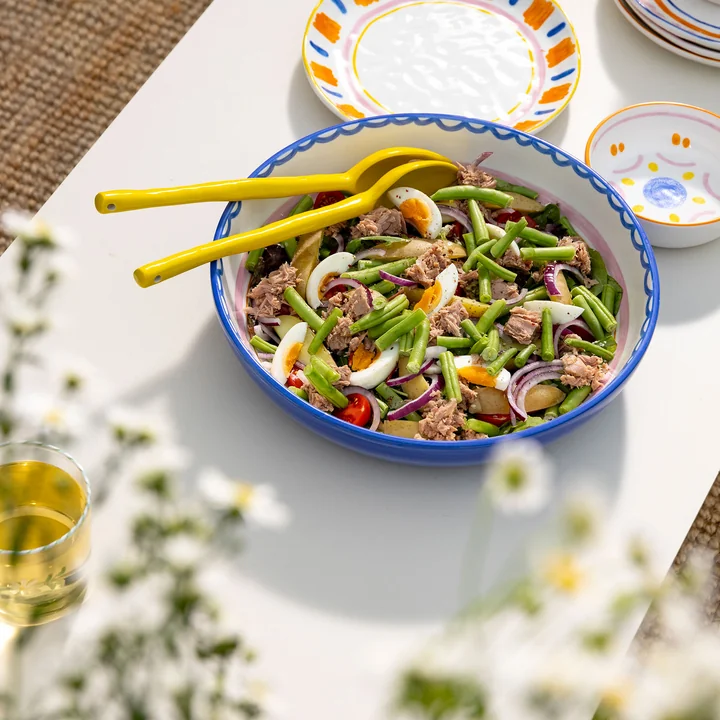 &klevering - Boavista Salatbesteck, gelb