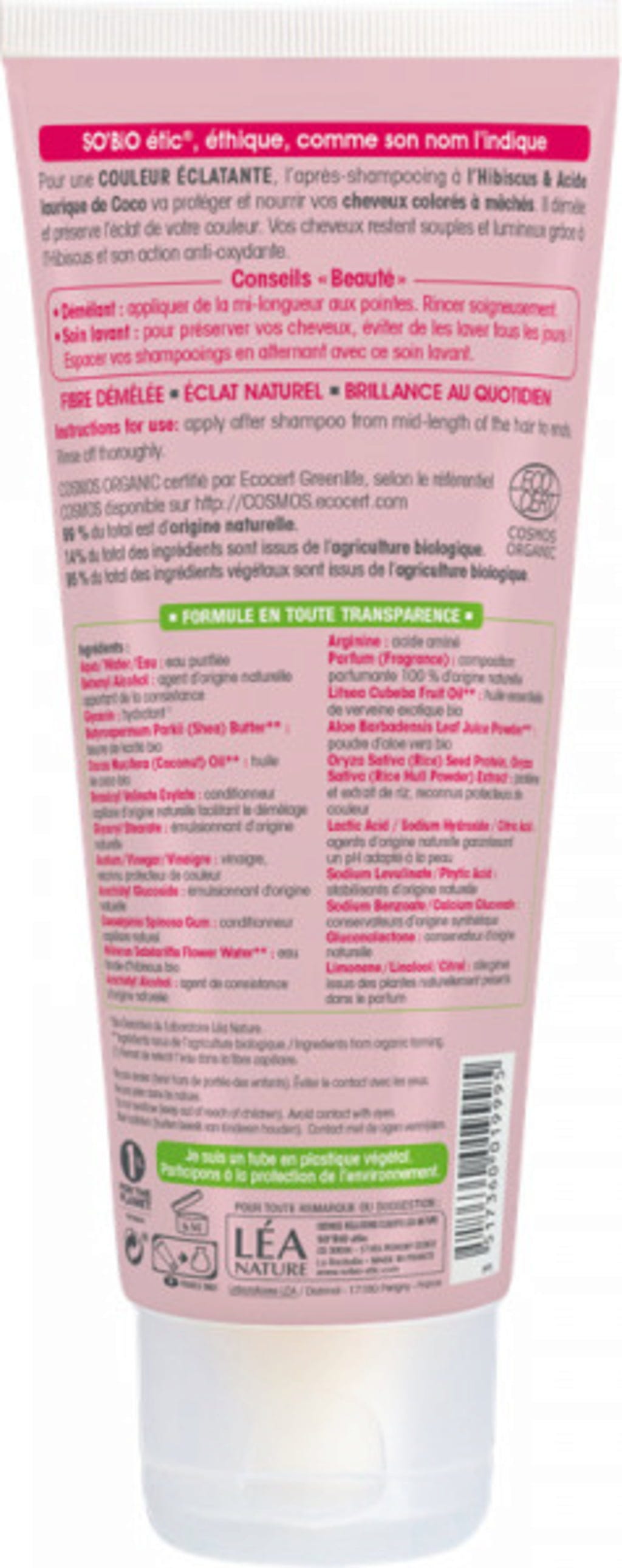 LÉA NATURE SO BiO étic  Farbglanz Spülung, 200 ml