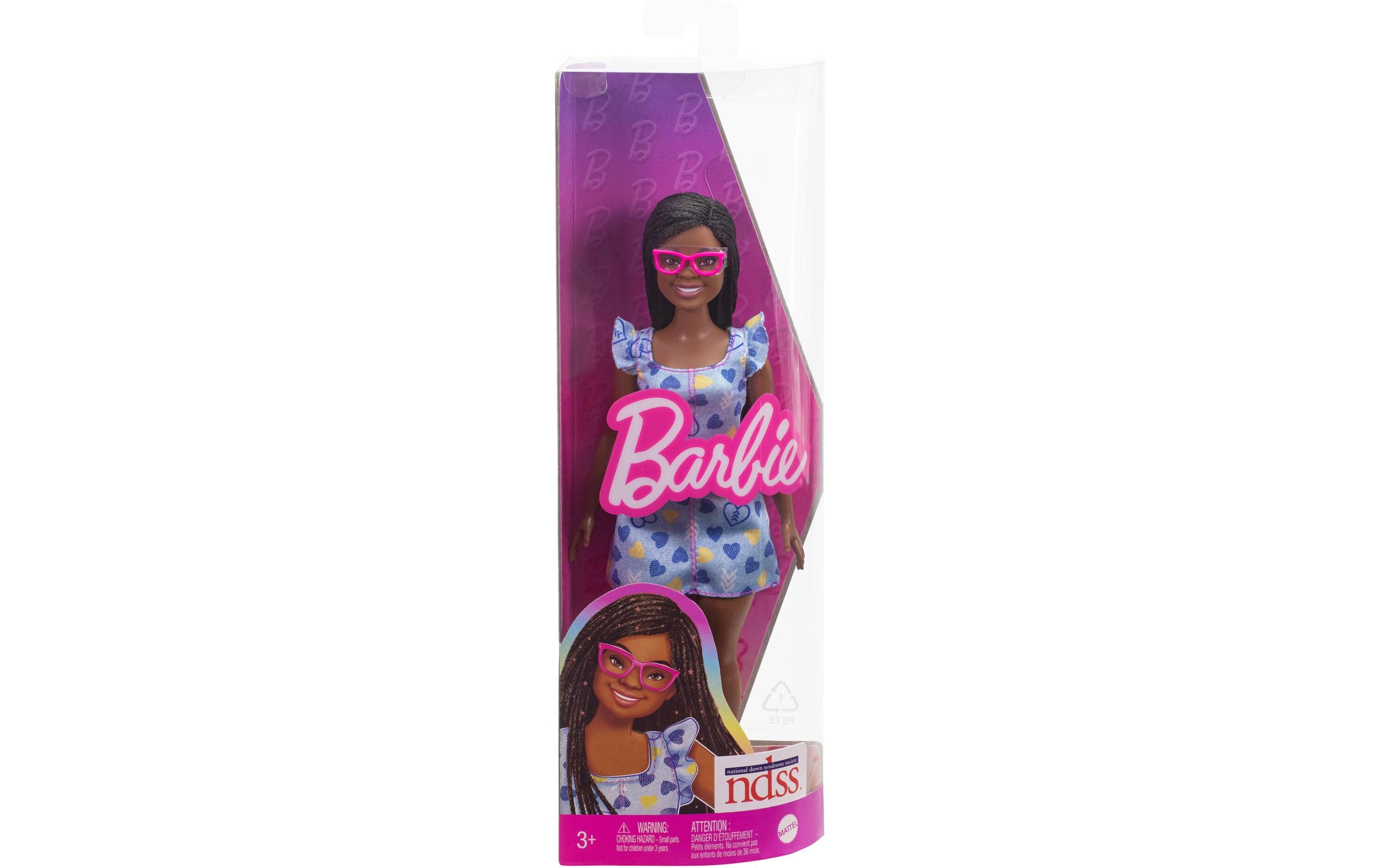 Puppe Barbie mit Down-SyndromBarbie-Puppe aus der Fashionistas-Reihe
