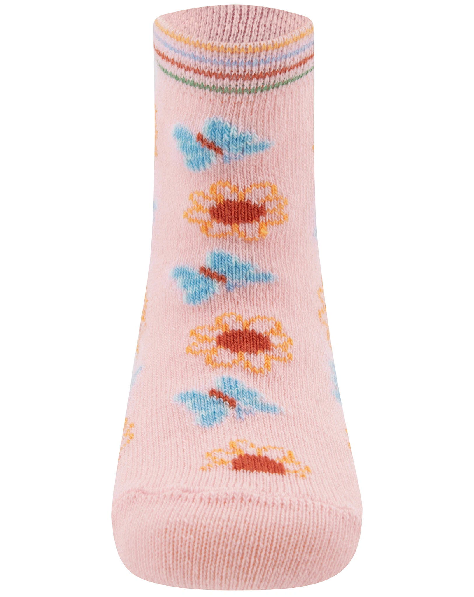 Socken SCHMETTERLINGE 6er Pack in rose/navy/latte