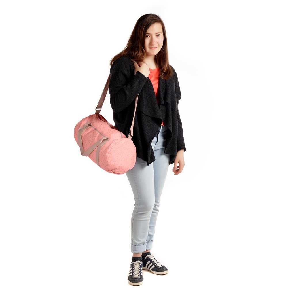 Sac De Sport Triangle Or Poudré