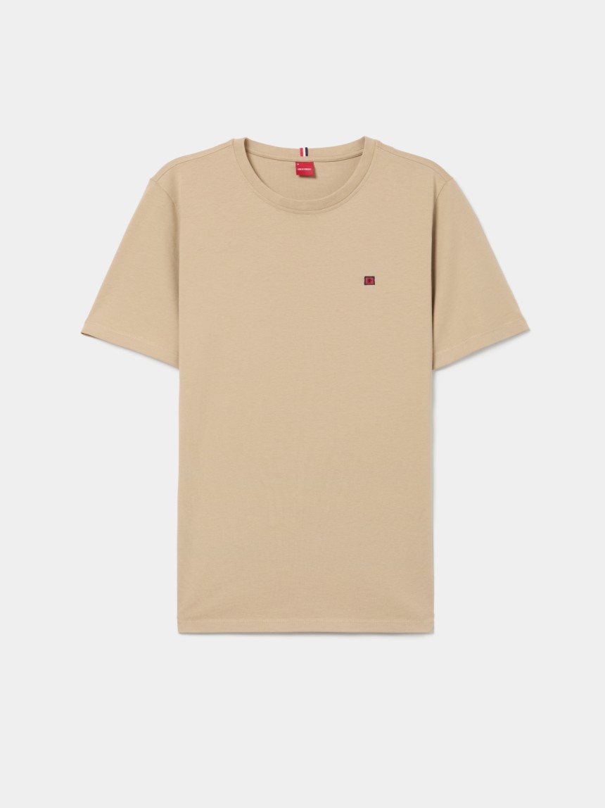 T-shirt de manga curta em algodão