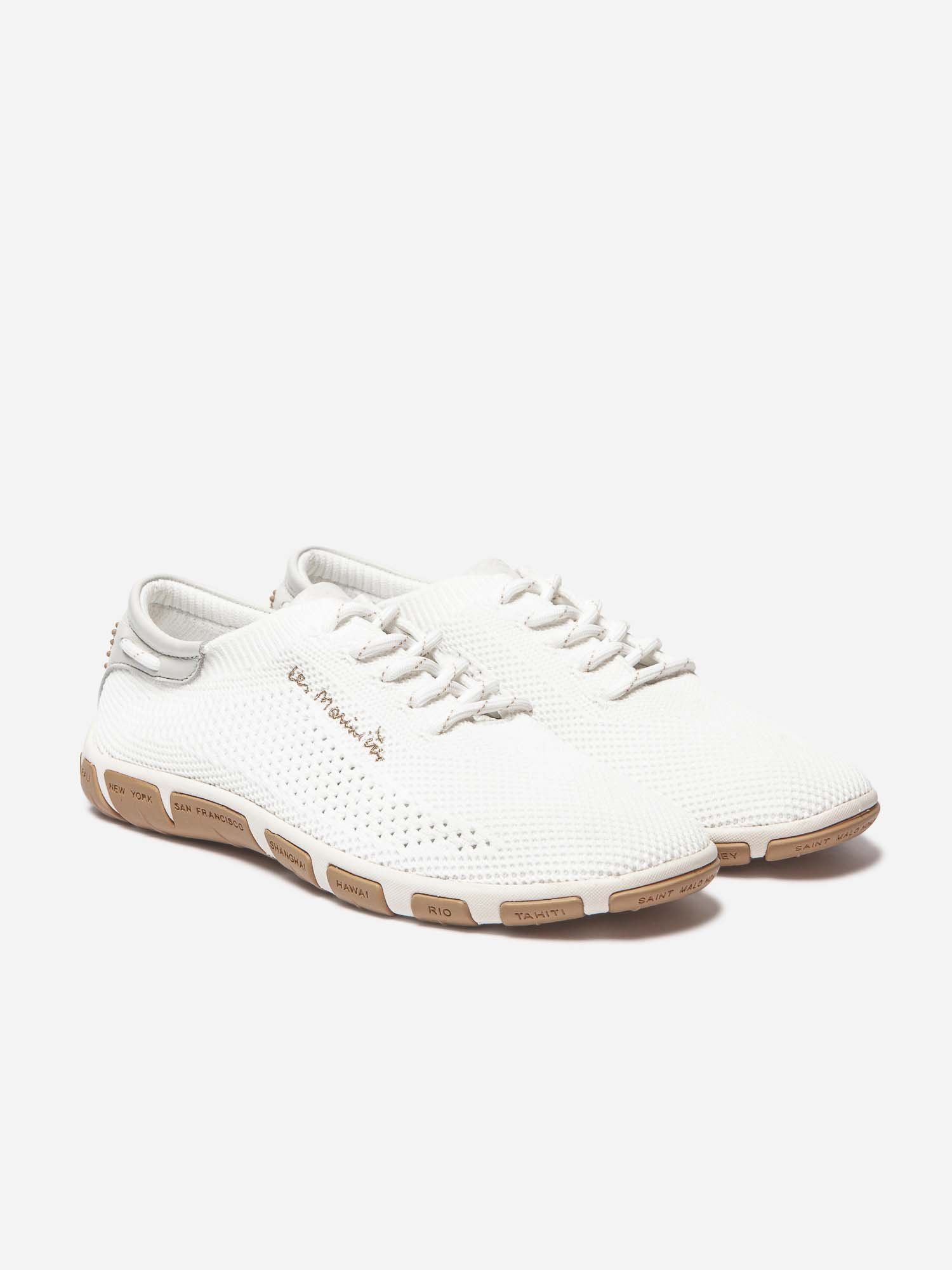 Tennis Femme Textile Recyclé Blanc