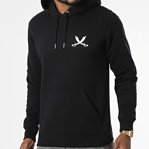Sweat Capuche Nation Noir Blanc