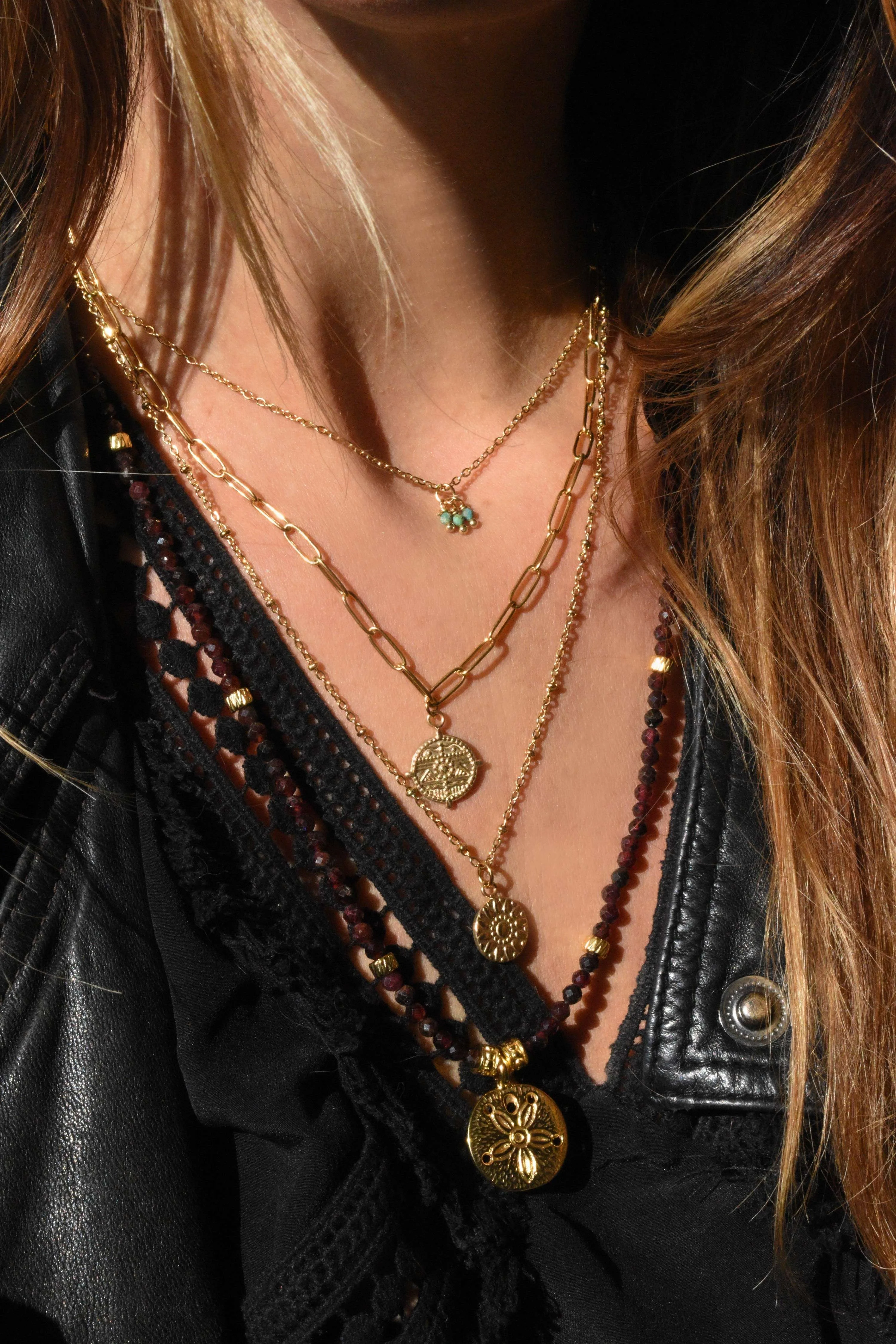 ROSE - Collier | Bleu