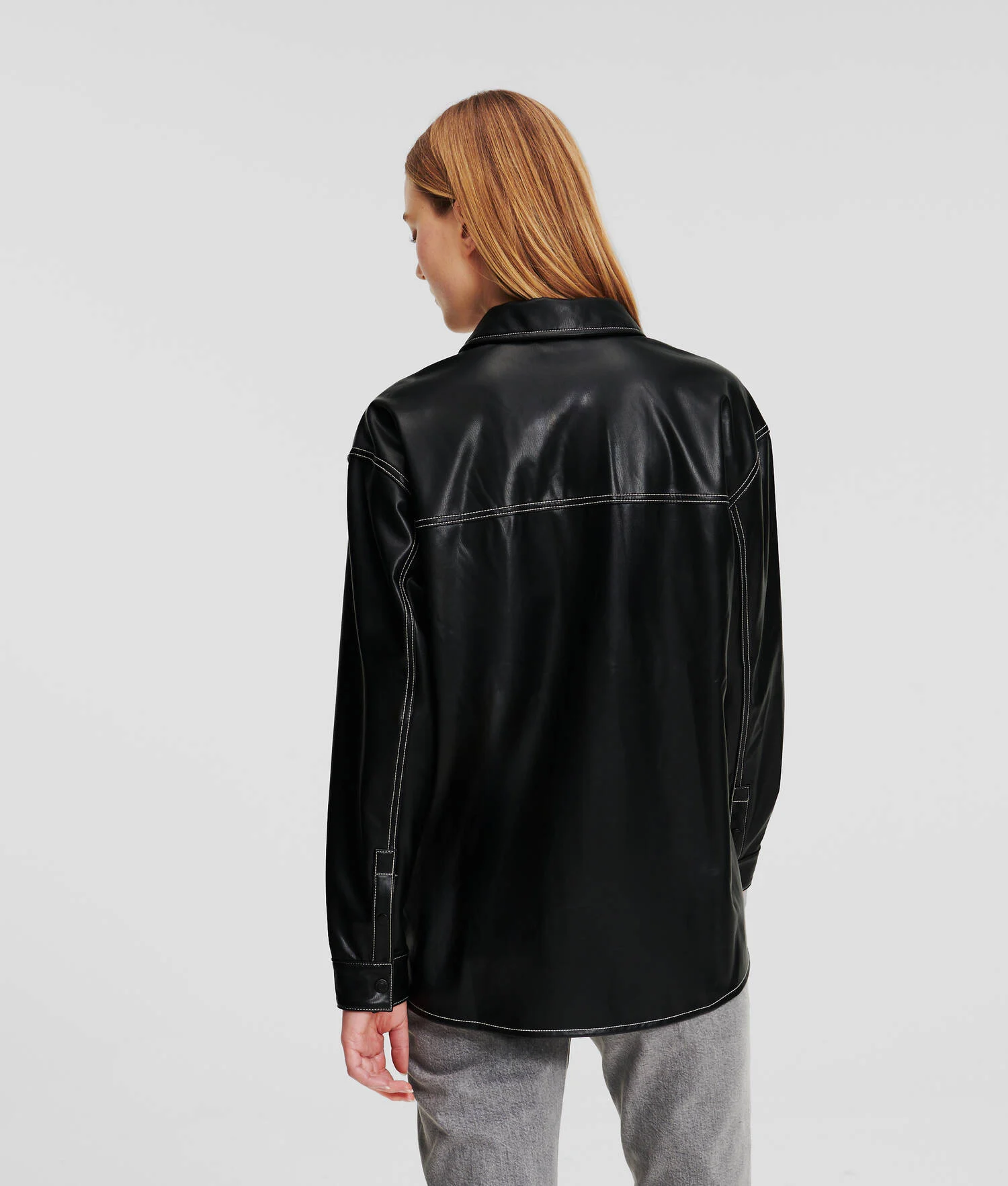 SURCHEMISE EN SIMILI CUIR KLJ