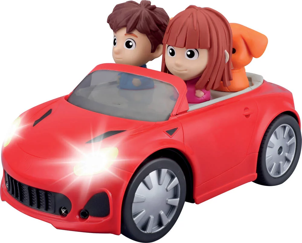BB JUNIOR - MON 1er CABRIOLET RADIOCOMMANDE AVEC PERSONNAGES