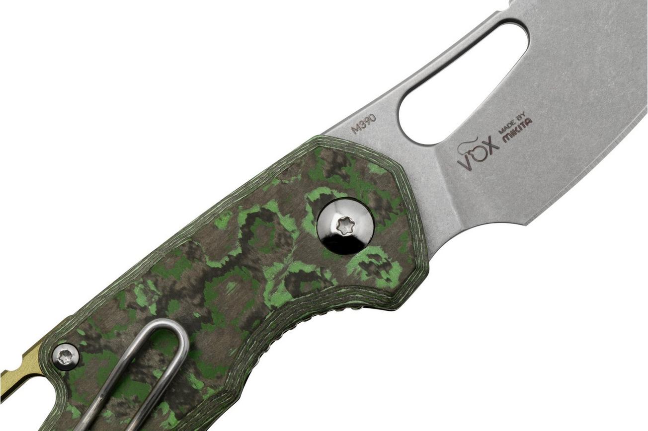 MKM Isonzo FX03-2CJ Cleaver Stonewashed, Jungle Wear Carbon Fiber zakmes, Jesper Voxnaes design