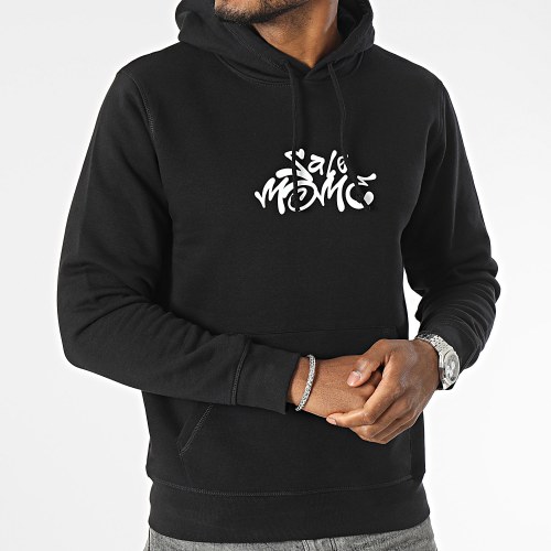 Sweat Capuche Lapin Graffiti Head Noir