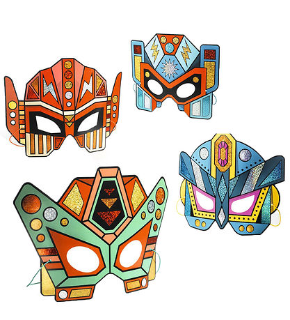 Djeco Maskenset - DIY - Super Robots