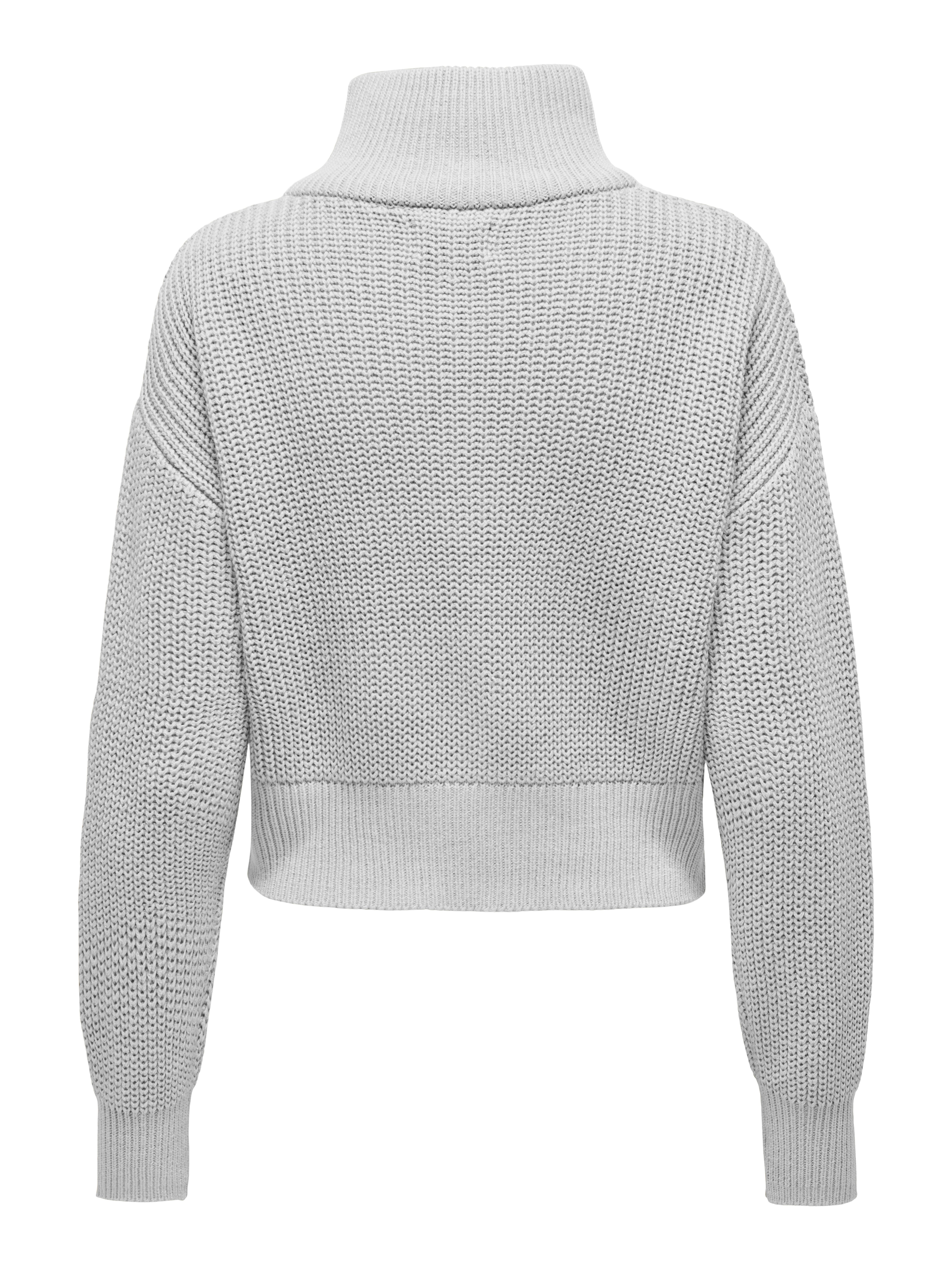 ONLDORITTA Strickpullover Light Grey Melange