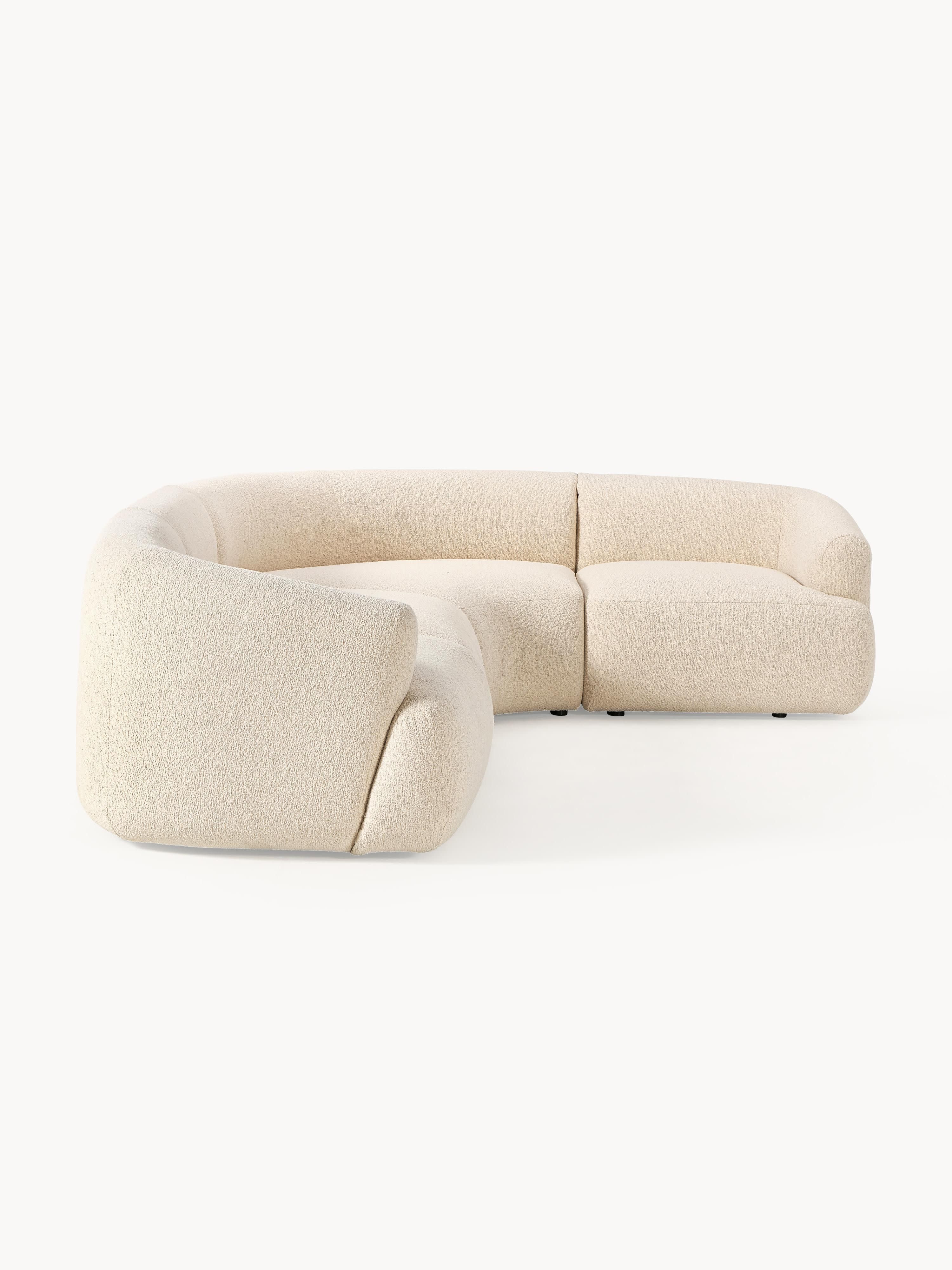 Modulaire bouclé hoekbank Sofia (4 zits)
