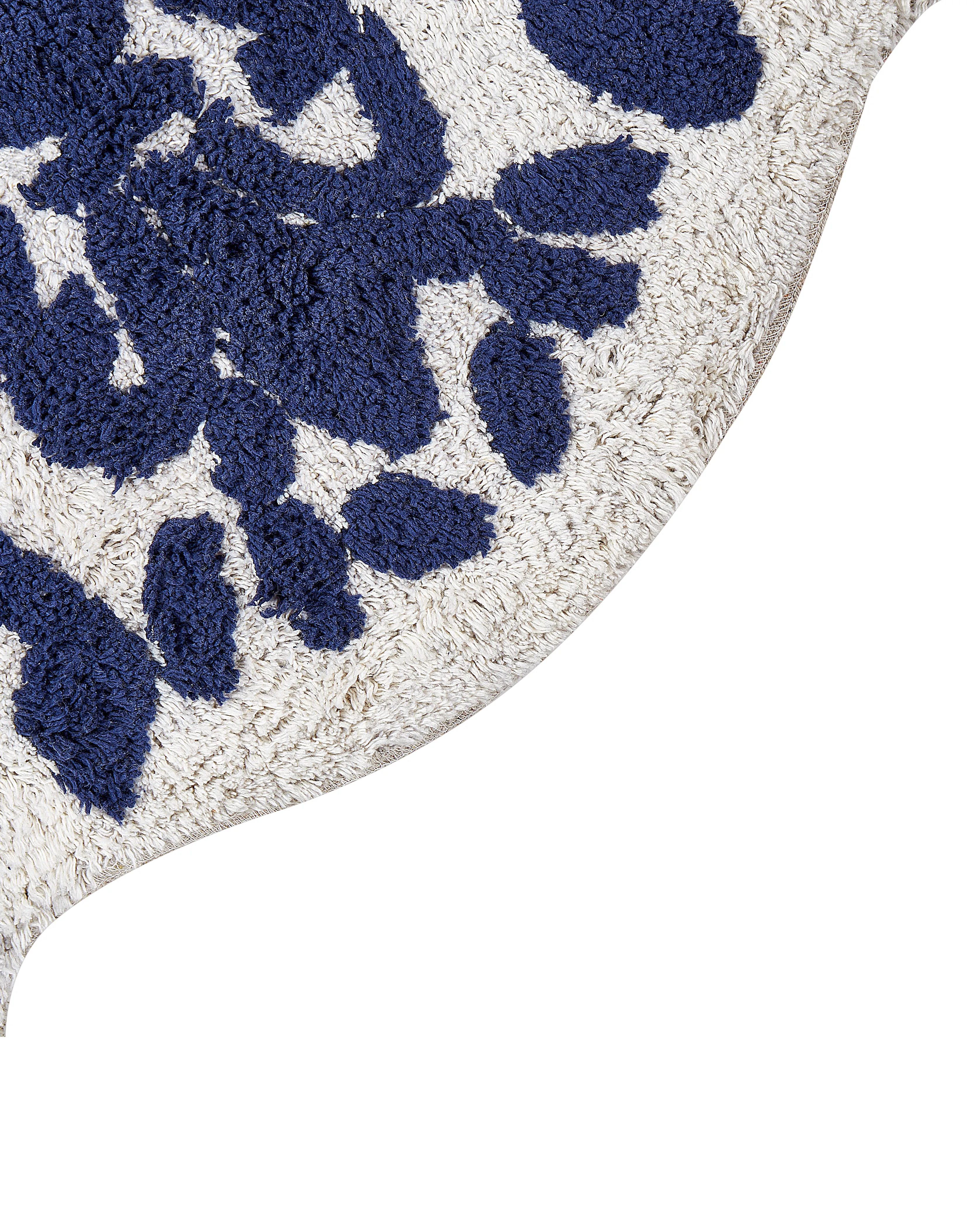 Badmat CANBAR Marineblauw 150 x 60 cm Katoen