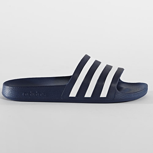 Claquettes Adilette Aqua Dark Blue Cloud White