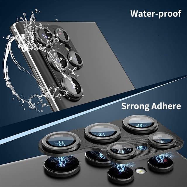 Til Samsung Galaxy S25+ Kameralinsebeskytter ENKAY Metalring Linsefilm