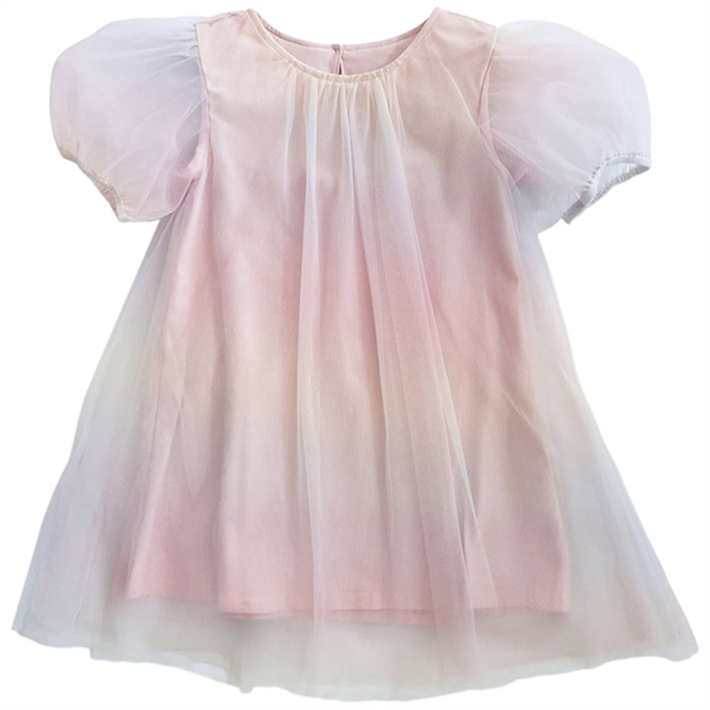 Unicorn Rainbow Puff Tulle Kjole Rainbow Pastel