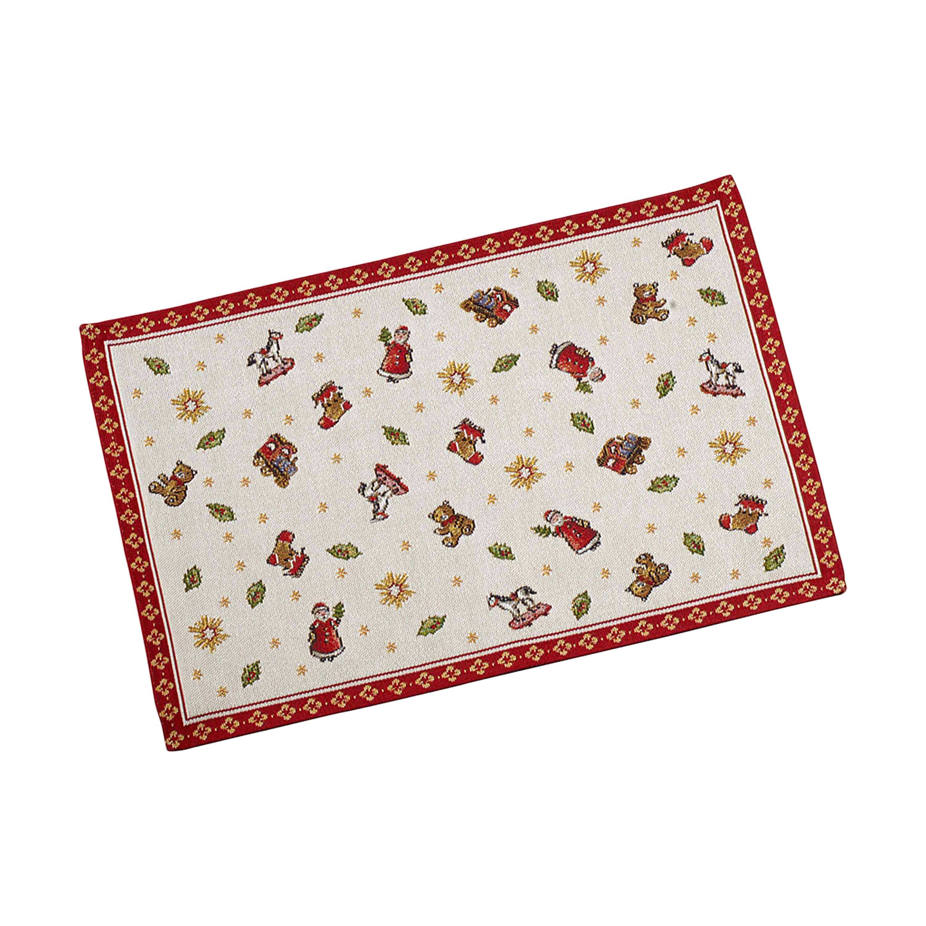 Toy's Delight Placemat Red, 18.9'' x 12.6'' x 0.1''