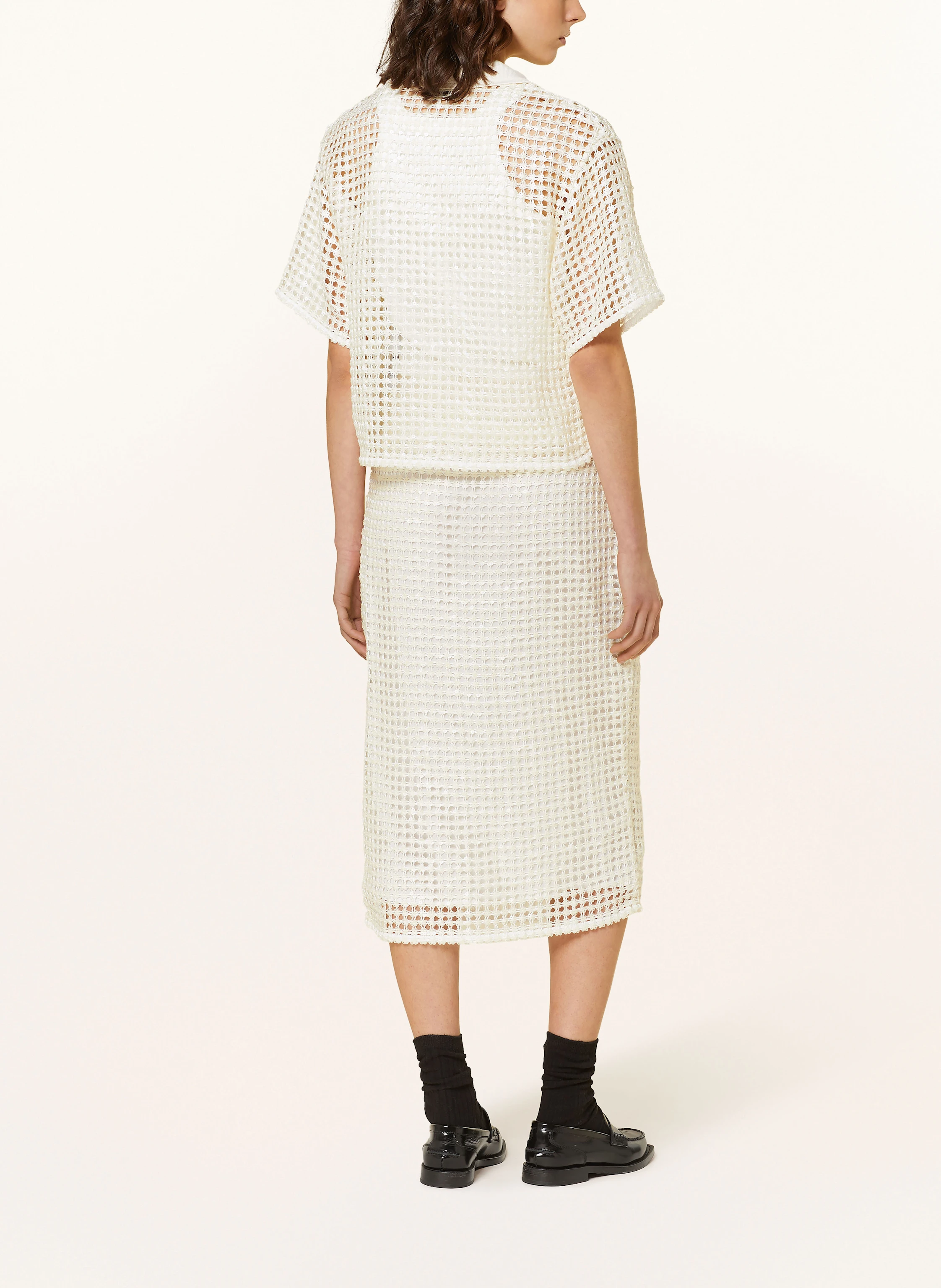 CLAUDIE PIERLOT Rock mit Pailletten