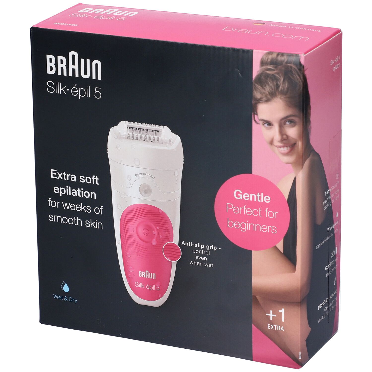 Braun Silk-épil 5-500 SensoSmartTM Epilierer Epiliergerät