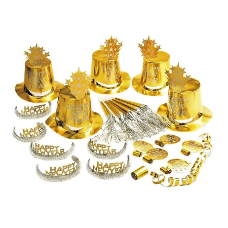 Widmann Party Kit Happy New Year, gold