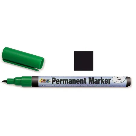 KREUL Permanentmarker fine Schwarz 1-2 mm