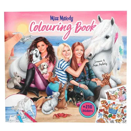 Depesche Miss Melody Malbuch mit Tierkindern