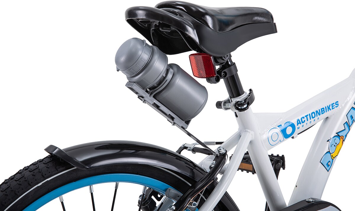 Actionbikes Kinderfahrrad Donaldo 20 Zoll, V-Brake-Bremsen, höhenverstellbar, Seitenständer, Korb