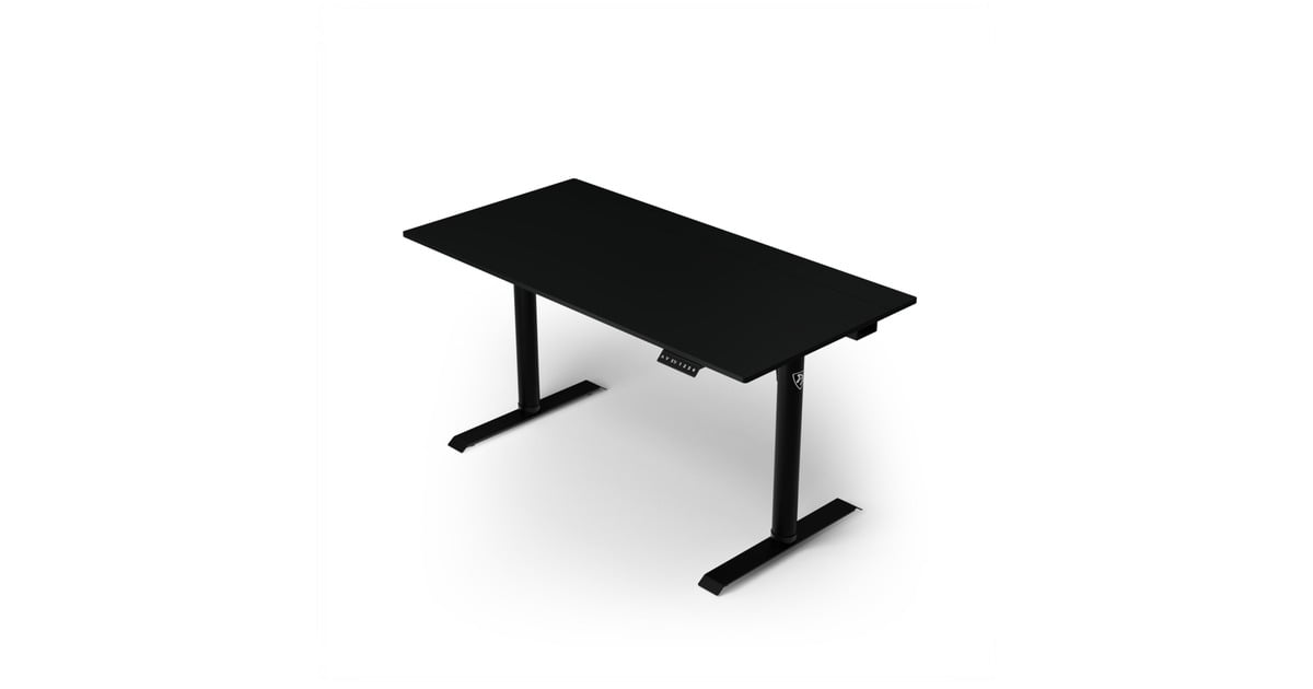 ArozziArena Nordico Sit/Stand Desk - Black gaming desk  (Zwart)