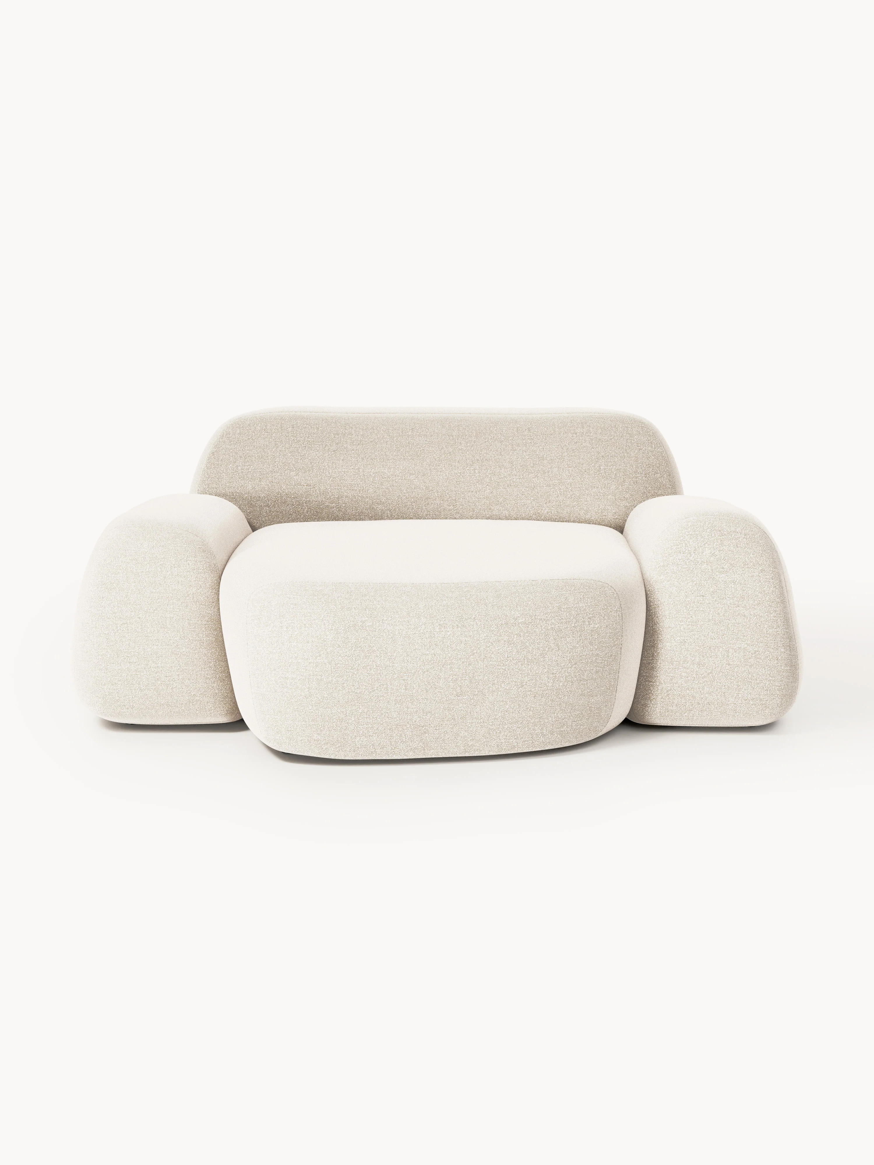 XL bouclé loungefauteuil Wolke