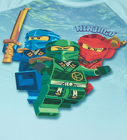 LEGO® Ninjago Badeshirt - LwAgan 300 - UV40+ - Neuwertig m. Prin