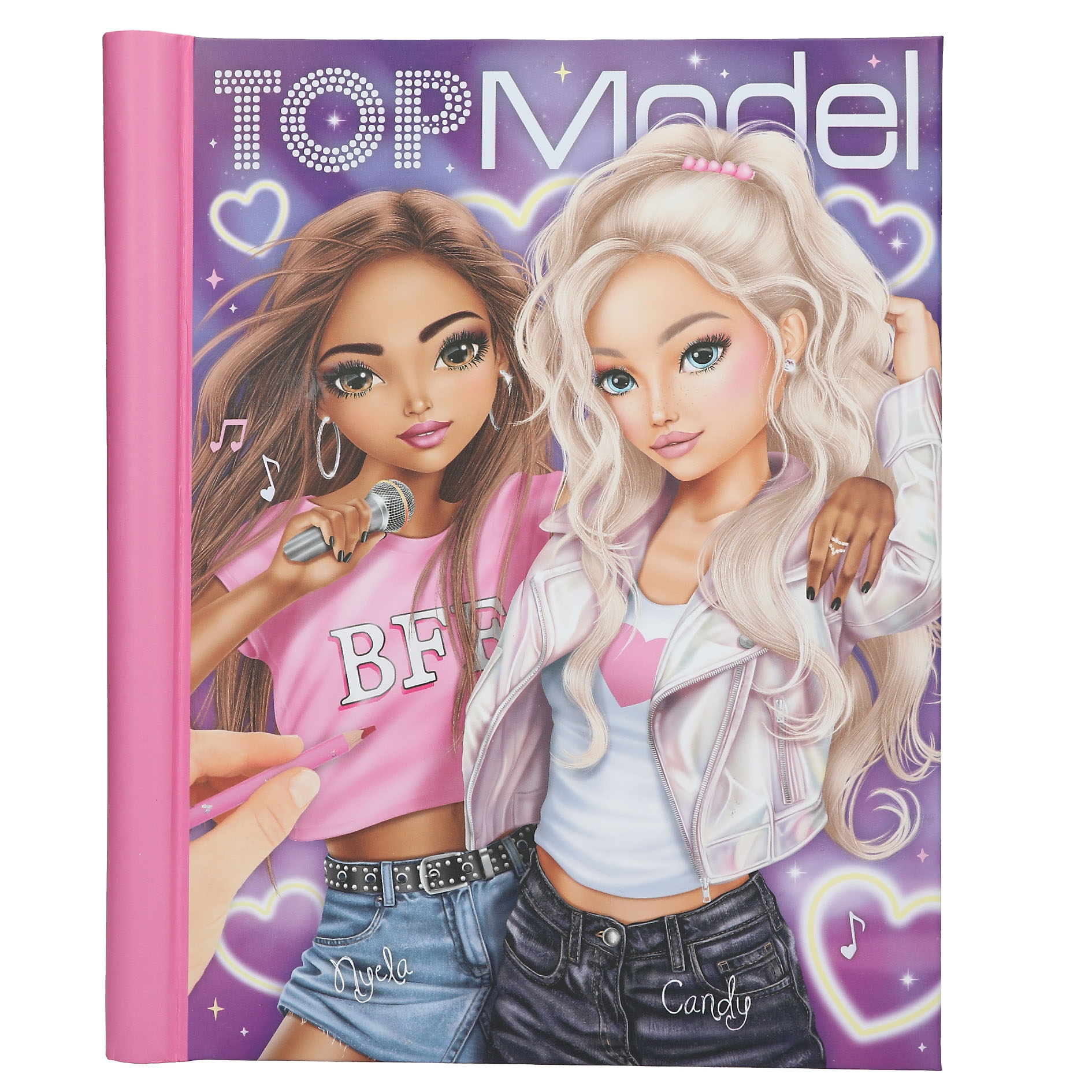 TOPModel kleurboek met LED en geluid MY BFF (engelse versie)