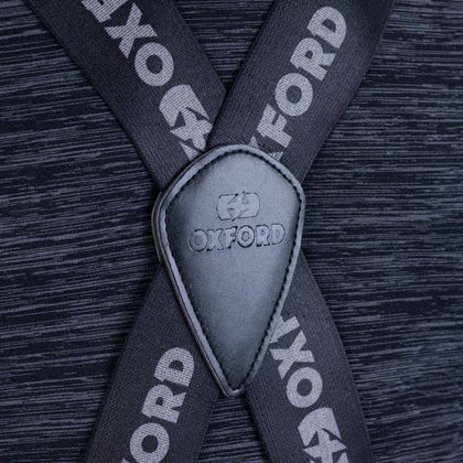 Bretelles Oxford LOGO - Noir / Gris