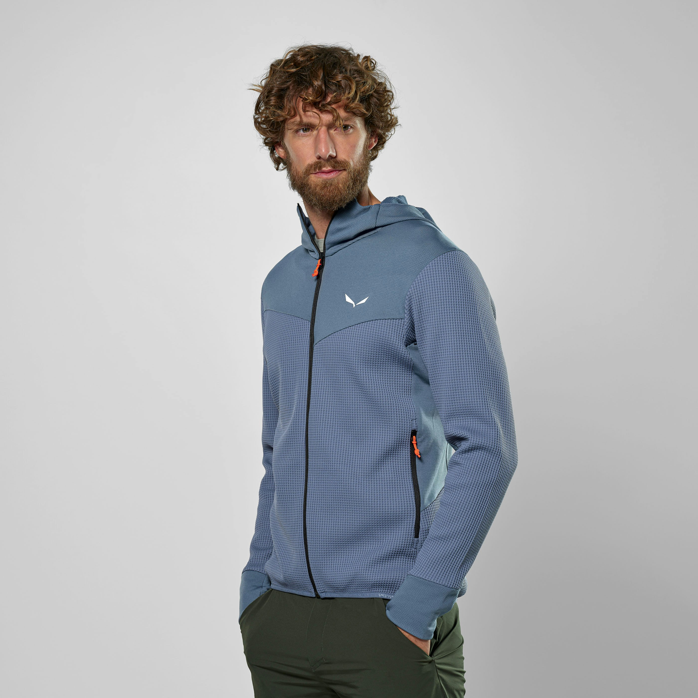 Puez Waffle Hybrid Polarlite Kapuzenjacke Herren