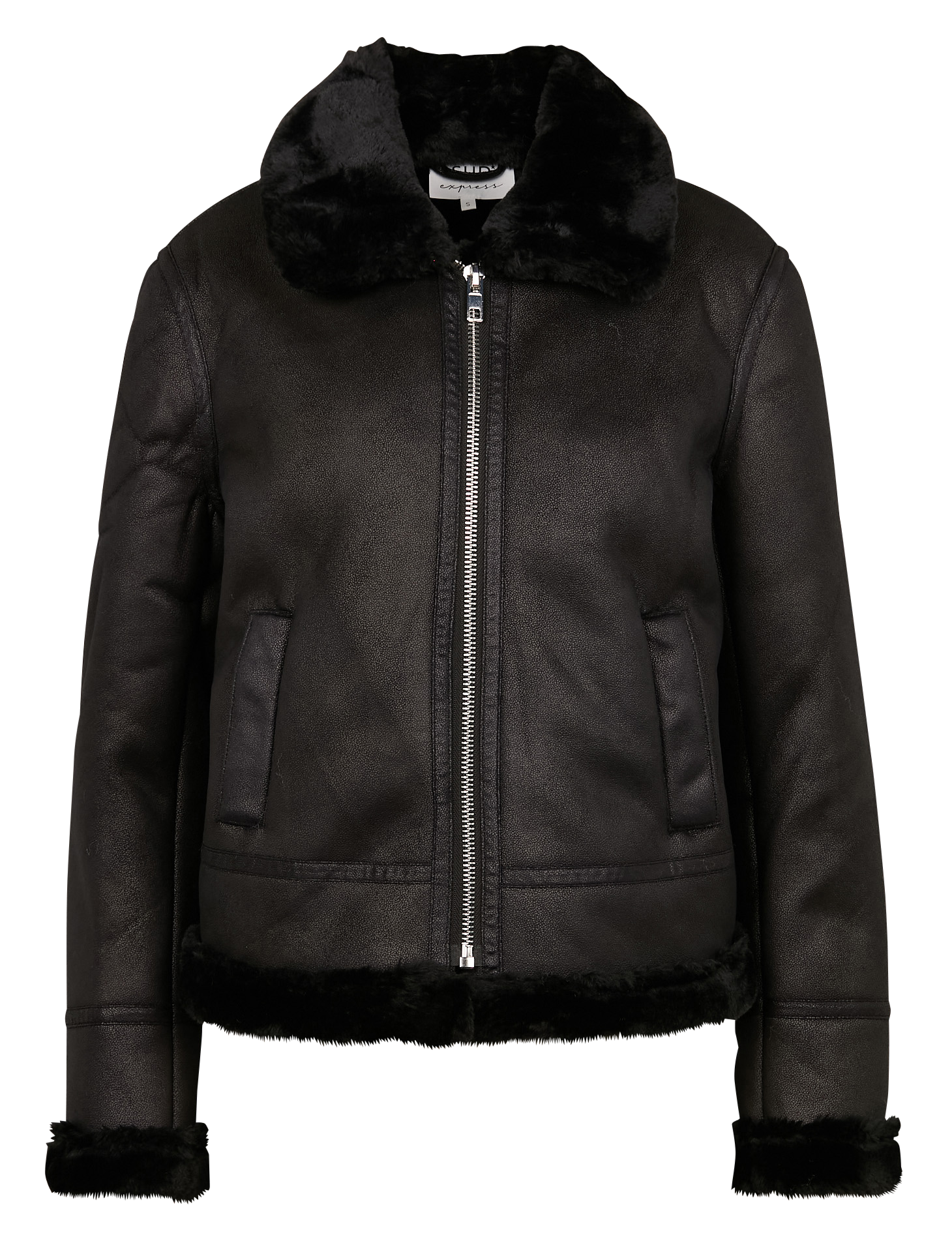 MALVINO - Manteau court col classique | Noir