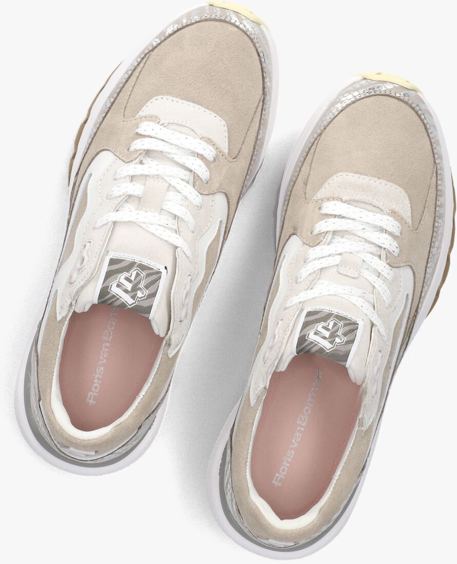 beige floris van bommel lage sneakers sfw-10163 treni