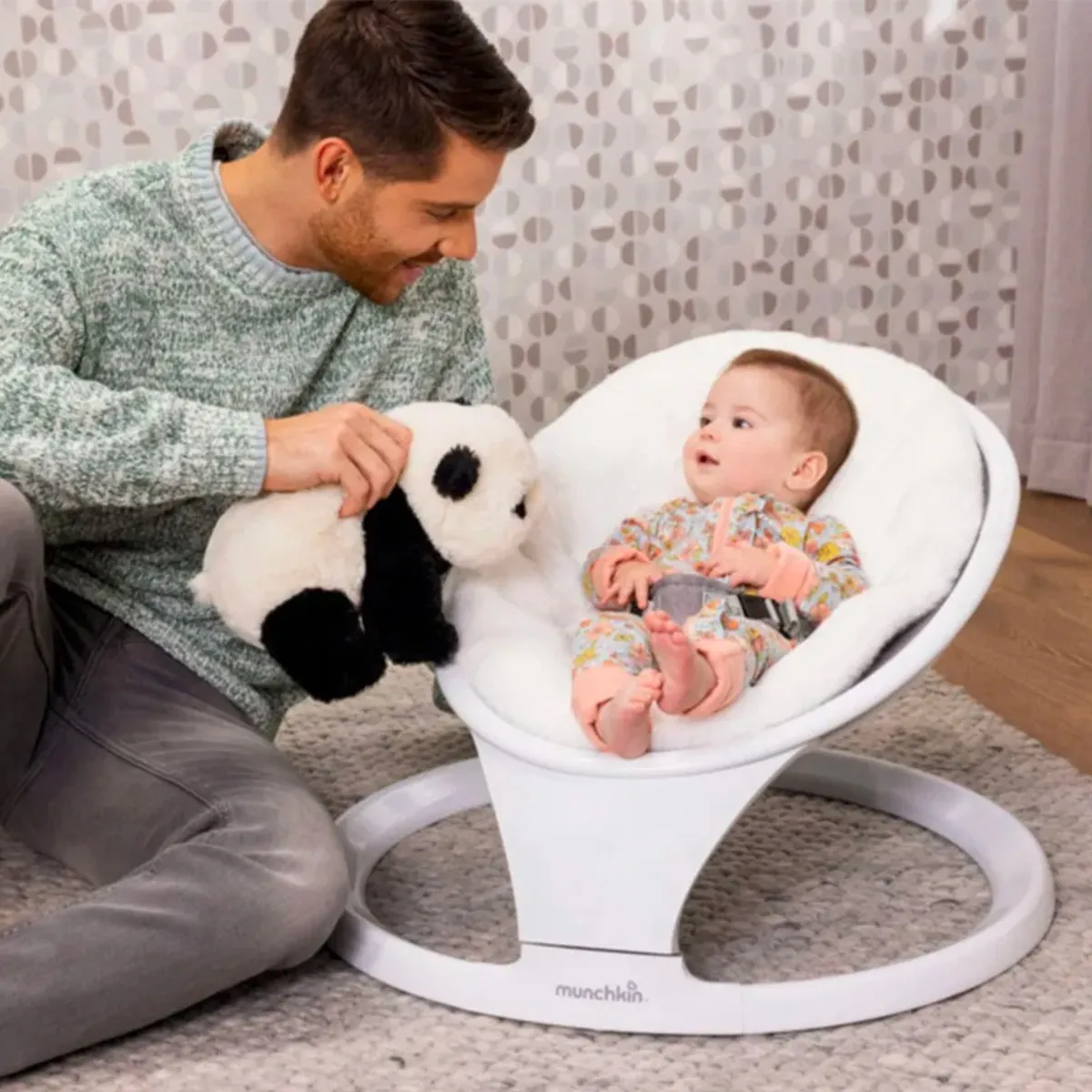 Munchkin Siège Berçant Munchkin Swing + Sac de Voyage + Recouvrement