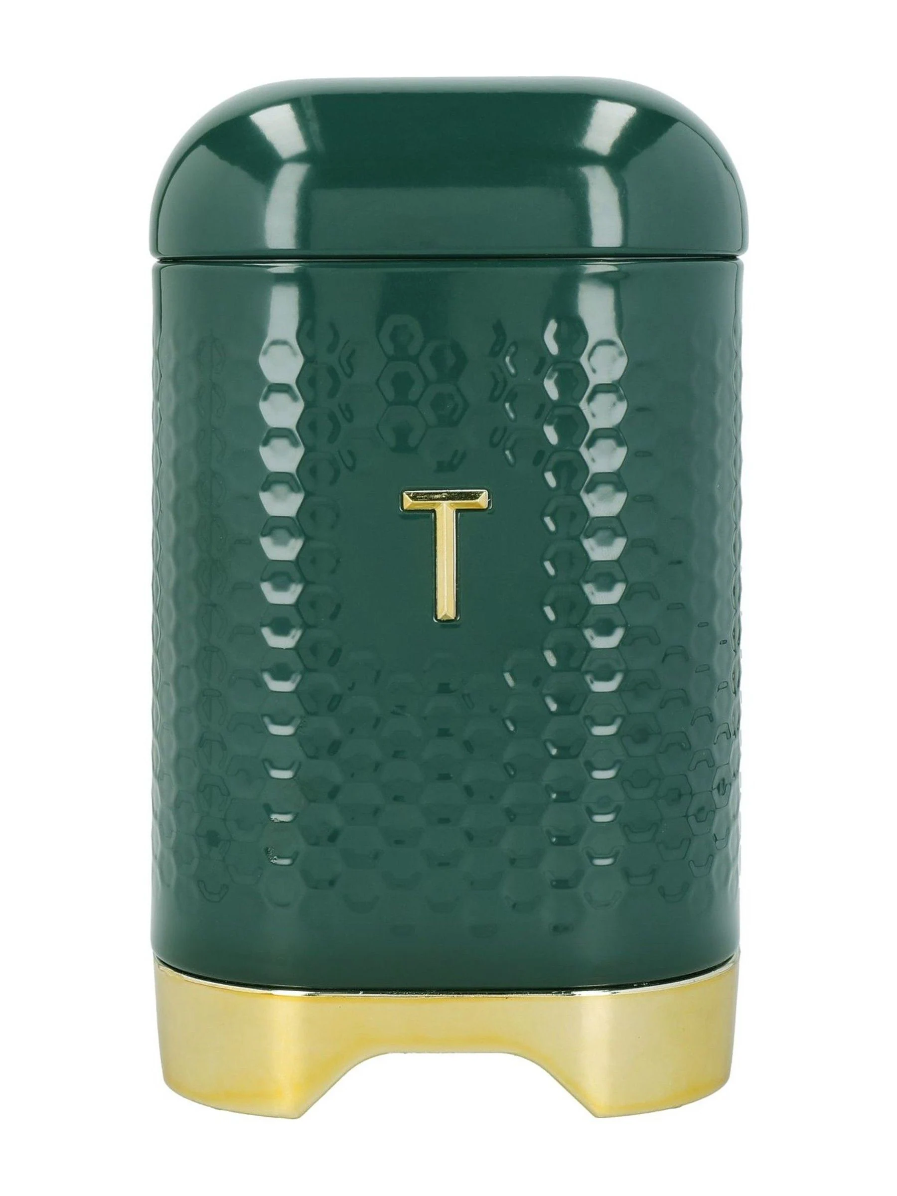 Kitchencraft Textured Geometric Tea Coffee Sugar Canisters Set