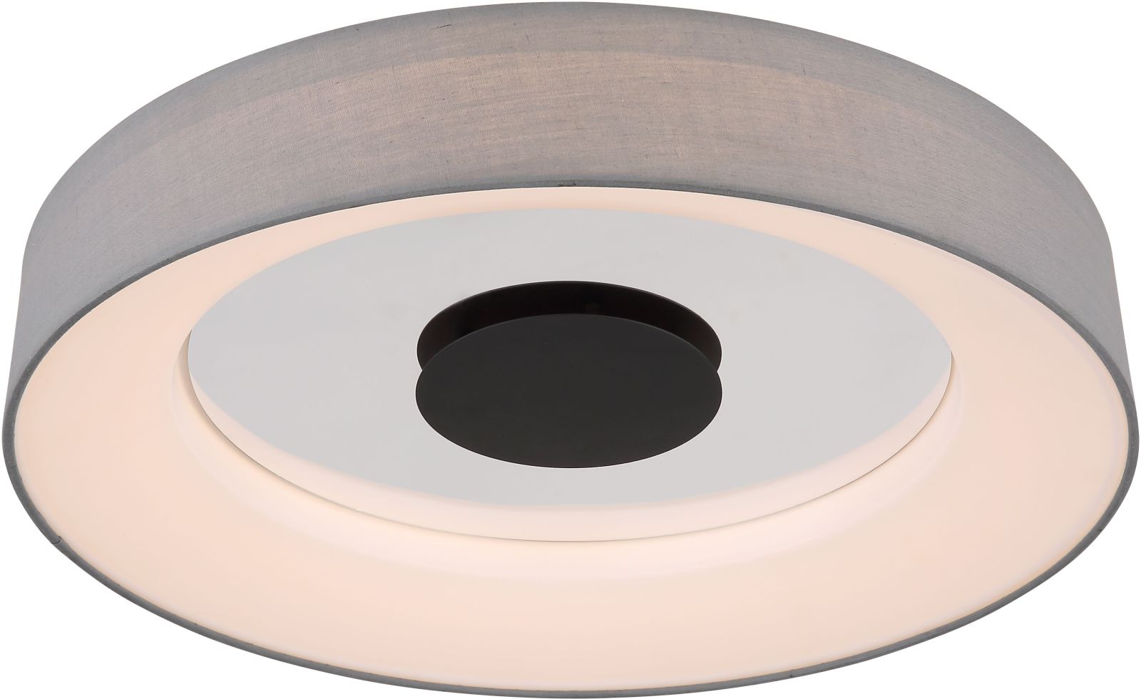 LED-Deckenleuchte - weiß-grau - dimmbar - Ø 47 cm