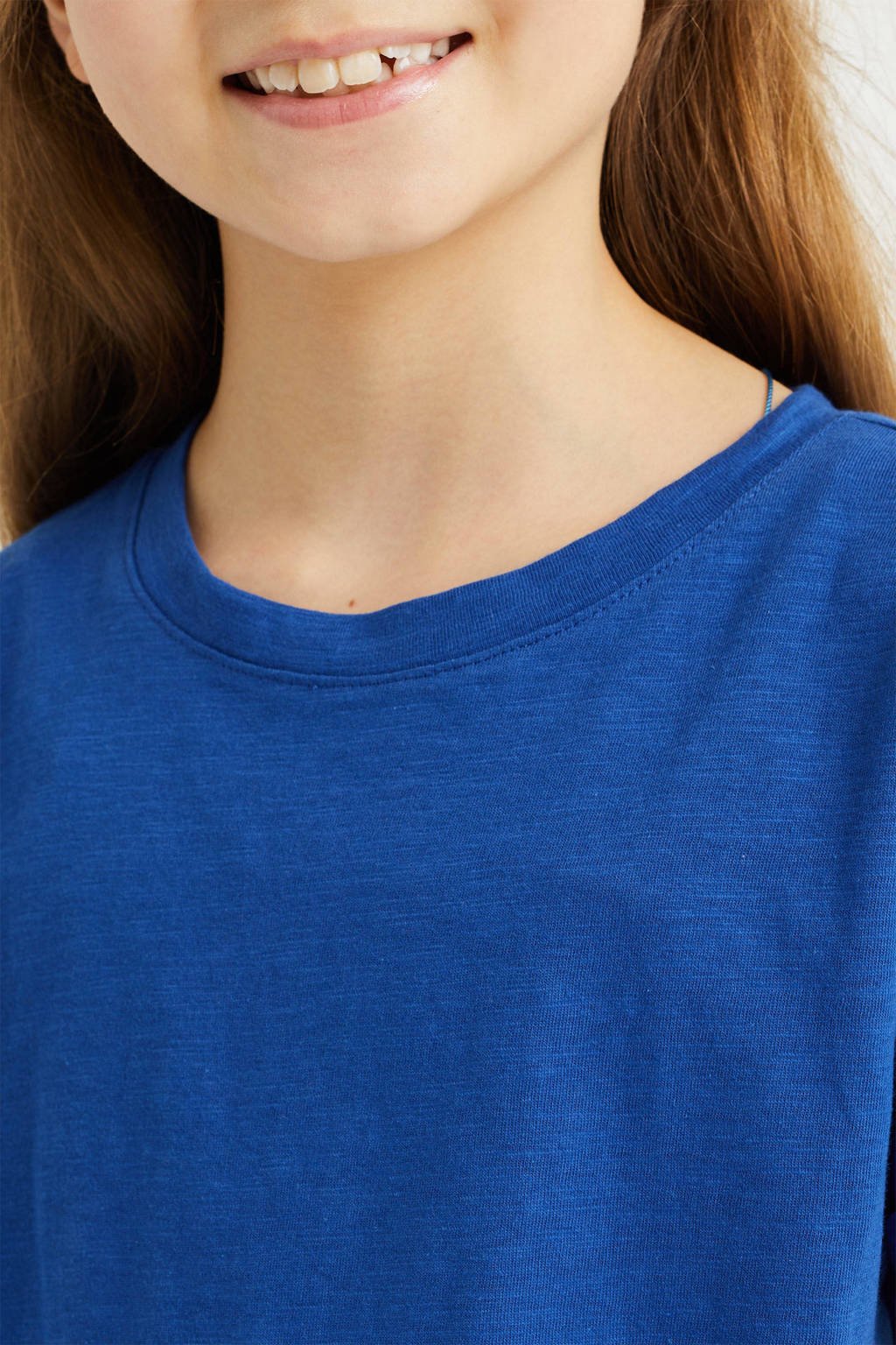 WE Fashion T-shirt kobaltblauw