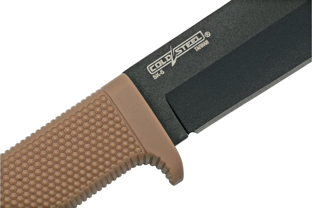 Cold Steel SRK 49LCKDTBK Desert Tan, vaststaand mes