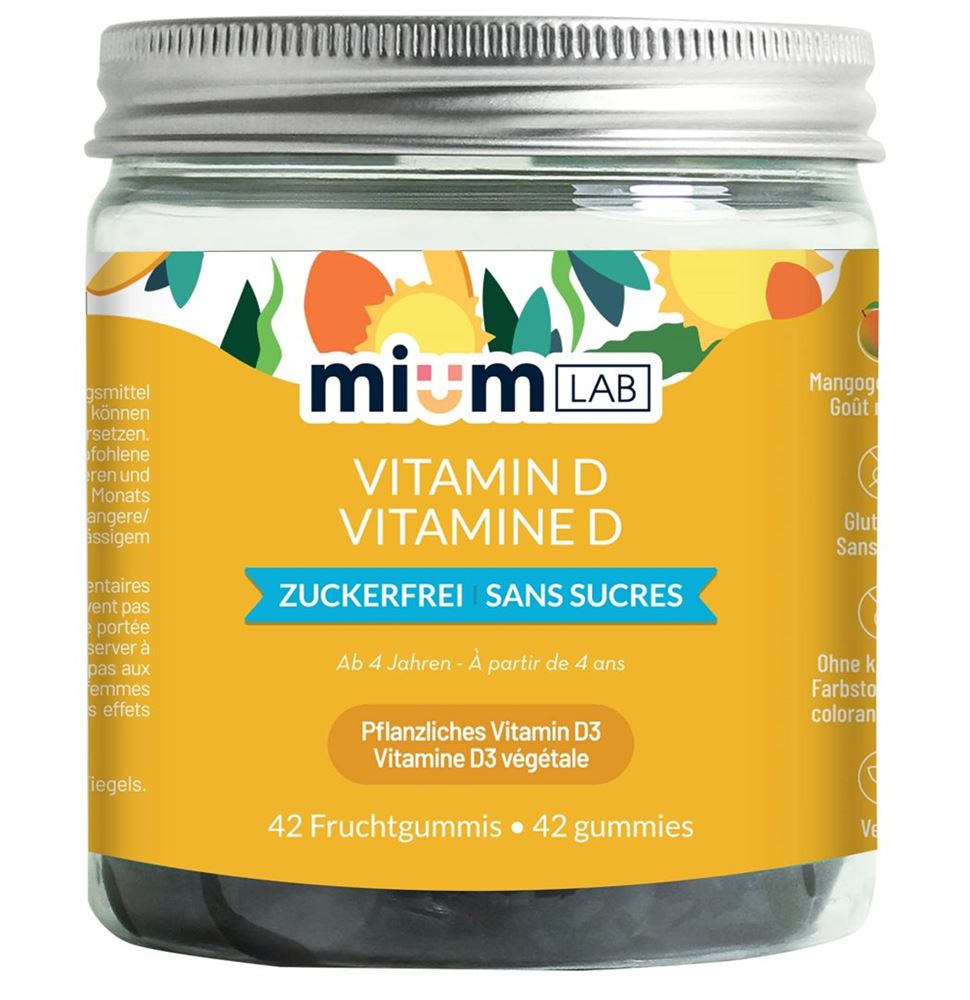 MIUMLAB Gummies Vitamin D<br>42 Stück, Dose