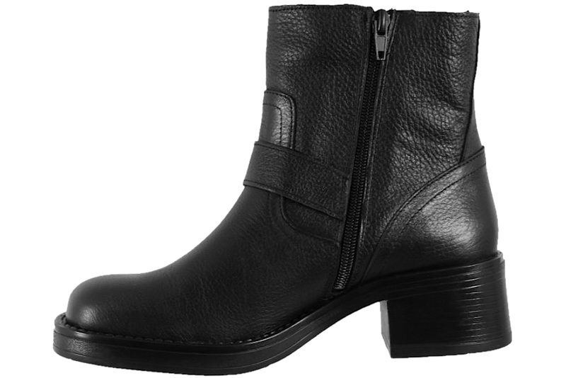 CASHOTT CASRIKKE BIKER BOOT STØVLE I SORT SKIND