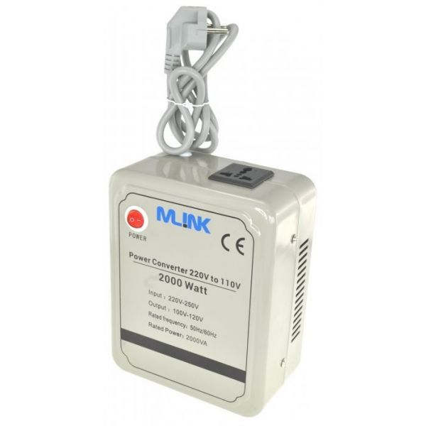 MLINK Conversor 220V ->110V 2000W - MLINK2000W